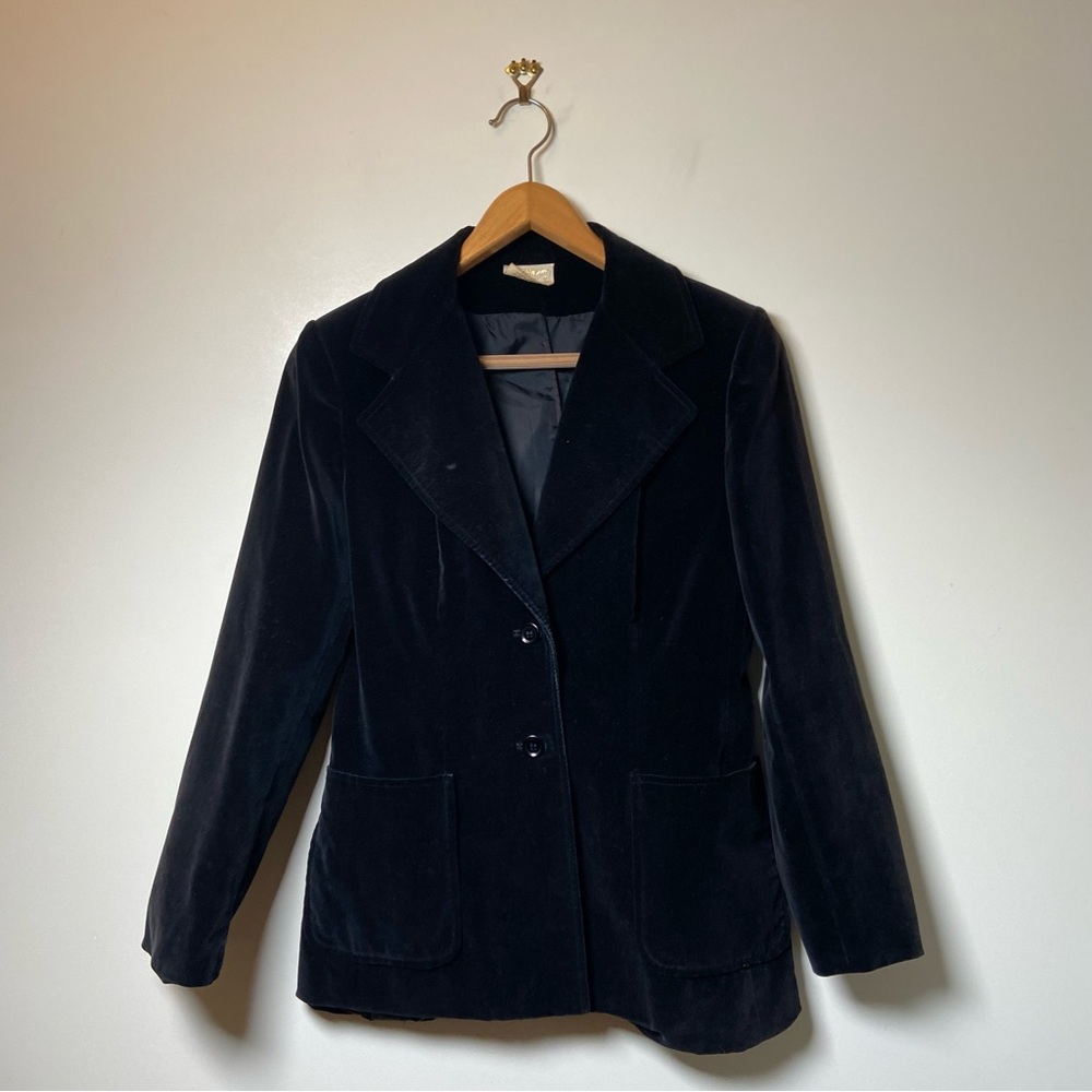 Vintage Fred Meyer Velvet Blazer